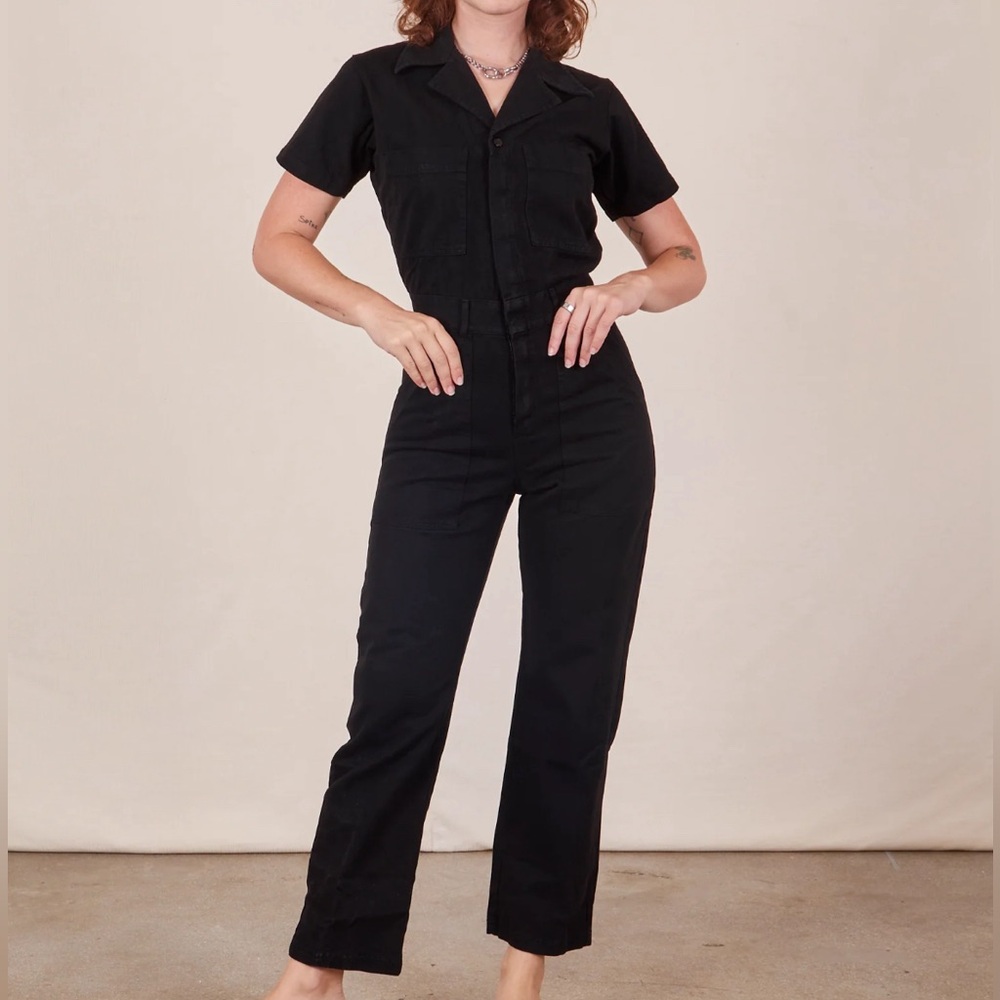 Big Bud Press Short-Sleeved Jumpsuit - L - Black